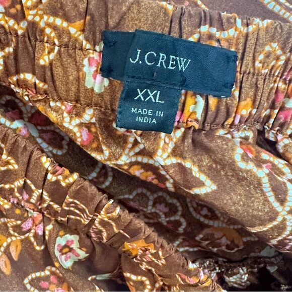 J Crew Tiered Pull On Floral Print Tiered Maxi Skirt Vintage Vines | XXL - Picture 6 of 8